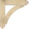 Ekena Millwork Thorton Arts & Crafts Rough Sawn Bracket, Douglas Fir, 4"W x 24"D x 24"H BKT04X24X24THR03RDF - alternate 4